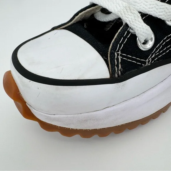 Converse Run Star Hike Canvas Platform Lugged High Top Sneakers Black W 7.5 M 6 - Picture 10 of 15